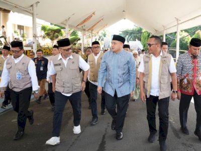 Ratusan Jemaah Haji Kloter 17 Kembali ke Tanah Air, Disambut Wali Kota Makassar dan Menhaj RI