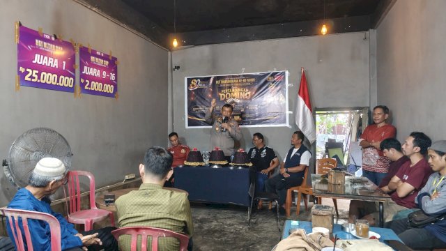 Pembukaan Perlombaan oleh Kapolsek Manggala Bersama Camat Manggala & Lurah Bangkala Foto list.