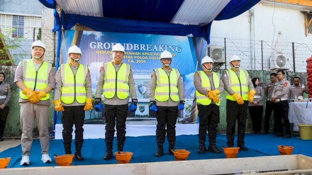 Kapolda Sulsel Groundbreaking Gedung BPKB Prototype Rp39 Miliar, Siap Hadirkan Layanan Digital Modern