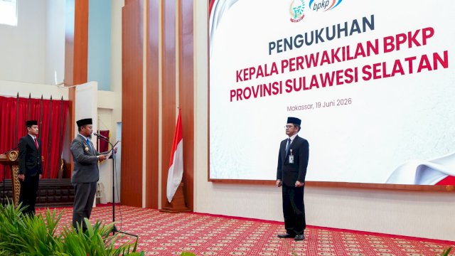 Kukuhkan Kepala BPKP, Gubernur Sulsel Ajak Kawal Program Asta Cita dan Pembangunan Strategis Daerah