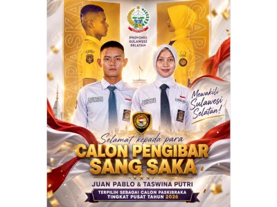 Ukir Prestasi, Pelajar Asal Parepare dan Bone Lolos Paskibraka Tingkat Pusat 2026