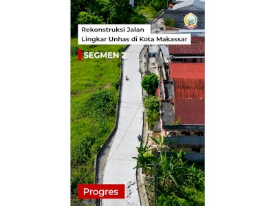 Jalan Lingkar Unhas Masuki Tahap Betonisasi, Gubernur Sulsel: Demi Kelancaran Mobilitas Warga