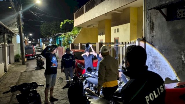 Bubarkan Pesta Miras dan Remaja Nongkrong, Polsek Manggala Sisir Wilayah Rawan Dini Hari