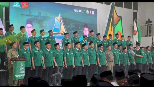Resmi Dilantik, PW GP Ansor Sulsel Perkuat Ketahanan Pangan dan Kualitas Kader