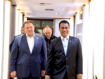 Mentan Amran Sambut Hangat Putra Presiden Belarus, Perkuat Hubungan Strategis