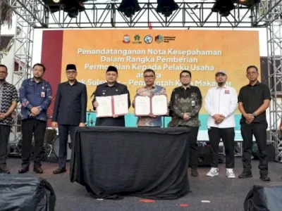 Pemkot Makassar Gandeng Bank Sulselbar, UMKM Terdampak Penataan Kota Dapat Akses KUR