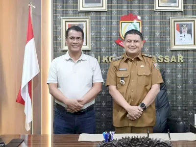 Munafri dan Mentan Amran Bahas Investasi serta Urban Farming untuk Makassar