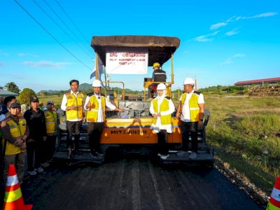 Gubernur Andi Sudirman Mulai Pembangunan Paket 6 MYP, Ruas Bua-Rantepao Diprioritaskan Perkuat Konektivitas Regional Luwu