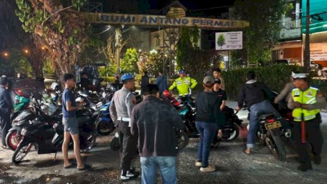 Polsek Manggala Amankan 20 Motor Berknalpot Brong dalam Operasi KRYD