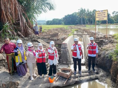 Groundbreaking Irigasi di Luwu, Gubernur Sulsel: Mari Kawal Bersama untuk Petani Kita