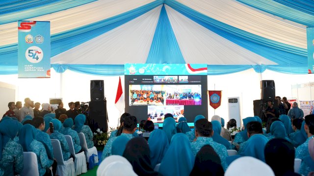 Peringati HKG PKK ke-54 dan Hari Dekranas ke-46, Sulsel Ajak 54.000 Ibu Hamil Minum MMS Serentak