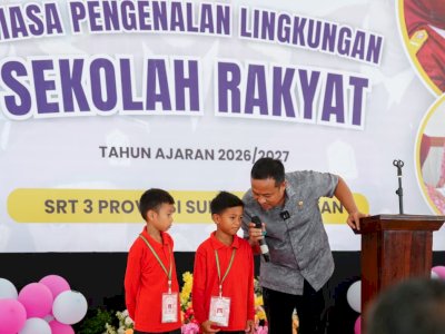 Gubernur Andi Sudirman Resmi Buka MPLS Sekolah Rakyat Terintegrasi 3 Sulsel, 270 Siswa Siap Wujudkan Mimpi