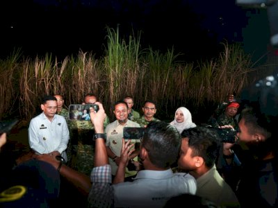 Panen Raya Tebu Bersama Presiden, Gubernur Sulsel Apresiasi Peran TNI Wujudkan Swasembada Pangan