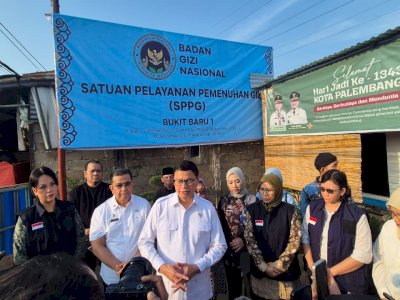 Kunjungi SPPG Palembang, Kepala BPOM Tegaskan Pangan Harus Aman, Bermutu dan Bergizi