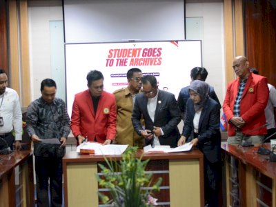 Student Goes to Archives, Dispusip Sulsel Ajak Mahasiswa Belajar Langsung dari Arsip Autentik