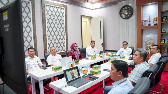 Sekda Sulsel Ikuti Rakor KPK, Bahas Tindak Lanjut SPI dan Evaluasi Proyek Tahun Jamak