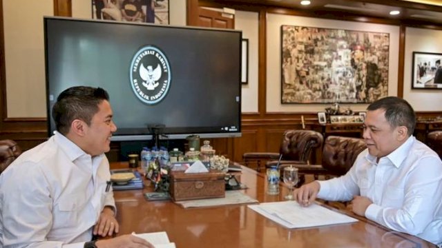 Akselerasi Investasi Strategis, Haji Isam Temui Seskab Mayor Teddy di Palangkaraya