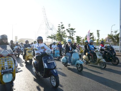 Lebih dari Sekadar Riding, Munafri dan Kaban BKN Hijaukan CPI dengan Tabebuya
