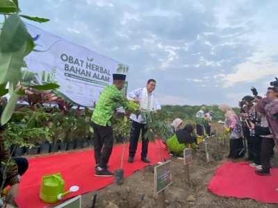 Taruna Ikrar Kepala BPOM Resmikan Pusat Tanaman Obat bahan alam di Palembang, Perkuat Konsep ABG
