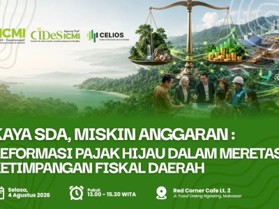 ICMI Sulsel, CIDES, dan CELIOS Gelar Diskusi Publik Bahas Reformasi Pajak Hijau dan Ketimpangan Fiskal Daerah