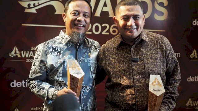 Raih detiktimur Awards 2026, Program Infrastruktur Rp3,7 T Andi Sudirman Dipuji Wali Kota Makassar dan Bupati Maros
