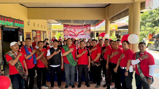 Semarak HUT RI ke-81, Polsek Manggala Gelar Lomba dan Pererat Silaturahmi
