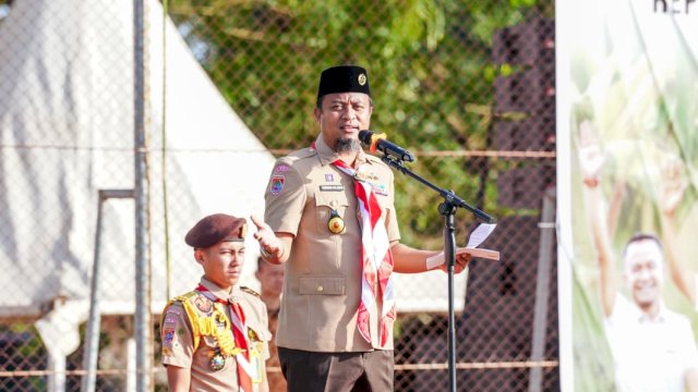 Pesan Gubernur Sulsel di Hari Pramuka ke-65: Hayati Dasadarma dan Bangun Kepercayaan