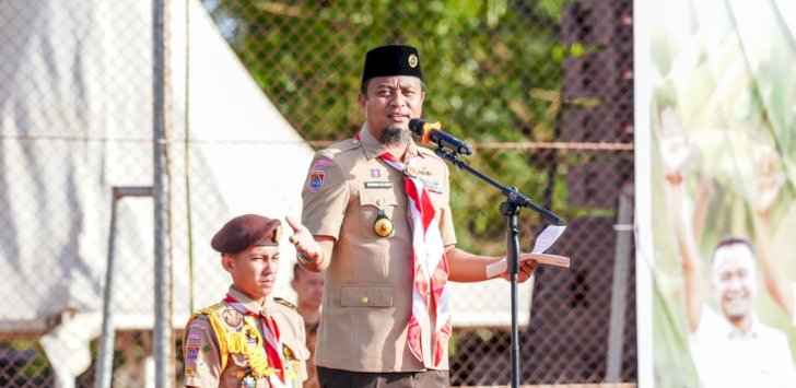 Pesan Gubernur Sulsel di Hari Pramuka ke-65: Hayati Dasadarma dan Bangun Kepercayaan