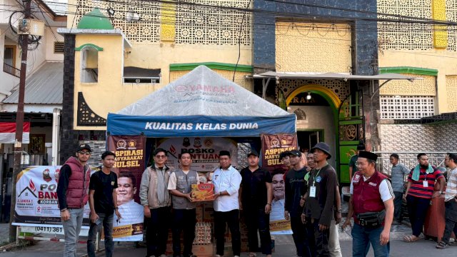 AAS Community Salurkan Bantuan Sosial untuk Warga Terdampak Kebakaran di jalan Kandea Kota Makassar