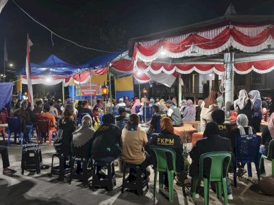 Polsek Manggala Gelar &lsquo;Ngopi Kamtibmas&rsquo;, Ajak Warga Bangkala Bersinergi Jaga Keamanan
