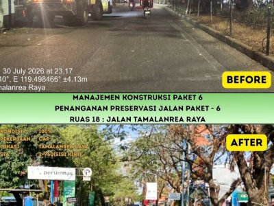 Pengerjaan Dipercepat, Pemprov Sulsel Kebut Penanganan Ruas Jalan Paket 6 MYP Senilai Rp239 Miliar