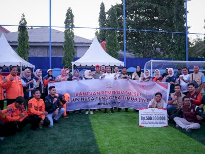 Gubernur Sulsel Salurkan Bantuan Rp500 Juta untuk Korban Gempa NTT, BPBD dan Nakes Dikirim Bantu Penanganan