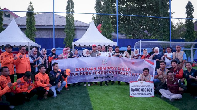 Gubernur Sulsel Salurkan Bantuan Rp500 Juta untuk Korban Gempa NTT, BPBD dan Nakes Dikirim Bantu Penanganan