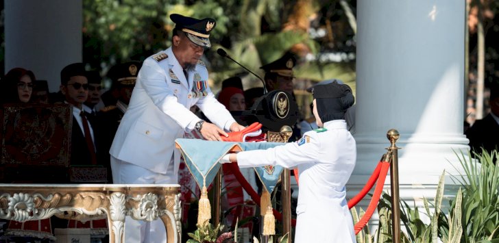 Upacara HUT ke-81 RI, Gubernur Andi Sudirman Gaungkan Kedaulatan Pangan Menuju Indonesia Emas 2045