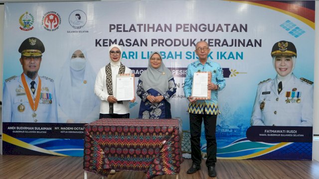 Dekranasda Sulsel Perkuat Kemasan Produk Kerajinan Perempuan Pesisir Paotere