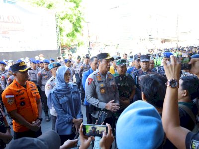 Jaga Kondusivitas Sulsel, Kapolda Pimpin Apel Gelar Pasukan Silaturahmi Kamtibmas 2026