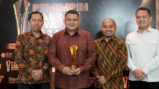 Terima Pemimpin Daerah Award 2026, Munafri Arifuddin Pangkas 358 Aplikasi Layanan Publik di Makassar