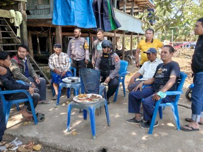 ​Menembus Jalan Setapak, Kapolsek Manggala Cek Rencana Sumur Bor di Kampung Terisolir Romang Tangaya