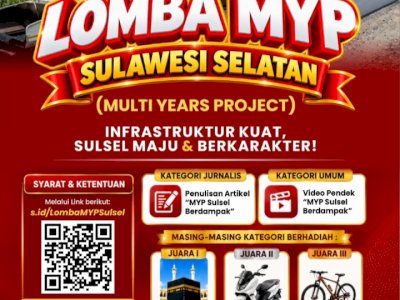 Lomba MYP Sulsel, Diskominfo Ajak Jurnalis dan Masyarakat Ceritakan Dampak Pembangunan Infrastruktur