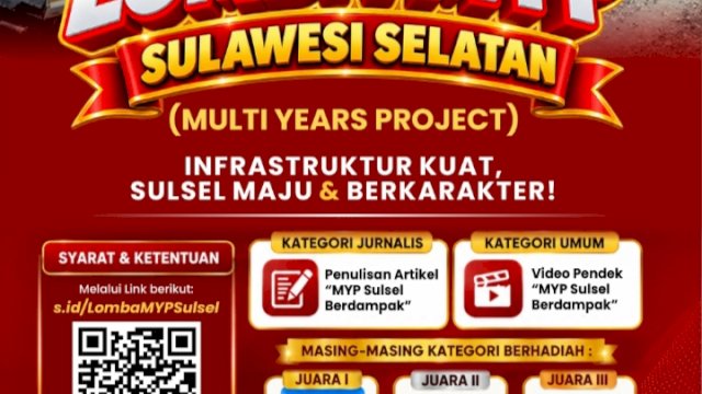 Lomba MYP Sulsel, Diskominfo Ajak Jurnalis dan Masyarakat Ceritakan Dampak Pembangunan Infrastruktur