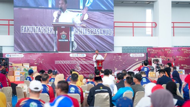 Dies Natalis ke-66 FT Unhas: Gubernur Andi Sudirman Ajak Alumni Pertajam Akselerasi Infrastruktur Sulsel
