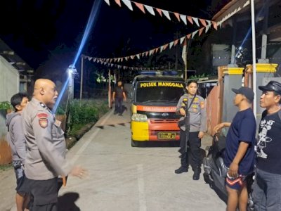 Respon Aduan Warga Lewat Call Center 110, Polsek Manggala Bubarkan Pesta Miras di Antang