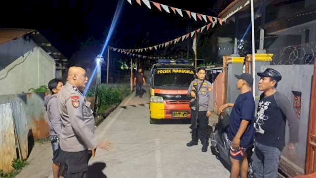 Respon Aduan Warga Lewat Call Center 110, Polsek Manggala Bubarkan Pesta Miras di Antang