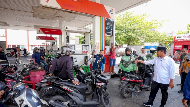 Sidak SPBU Makassar, Gubernur Sulsel Dorong Penambahan Kuota BBM