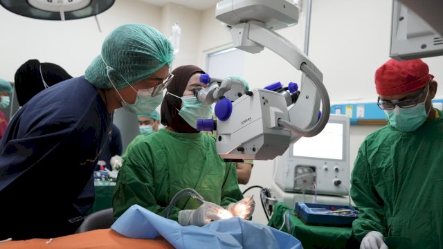 Kolaborasi Lintas Lembaga, RSUD Labuang Baji Hadirkan Operasi Katarak Gratis bagi Masyarakat