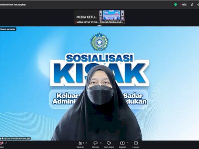 TP PKK Sulsel Dorong KISAK Jadi Gerakan Bersama Wujudkan Tertib Administrasi Kependudukan di Pangkep