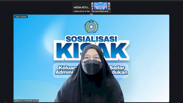 TP PKK Sulsel Dorong KISAK Jadi Gerakan Bersama Wujudkan Tertib Administrasi Kependudukan di Pangkep