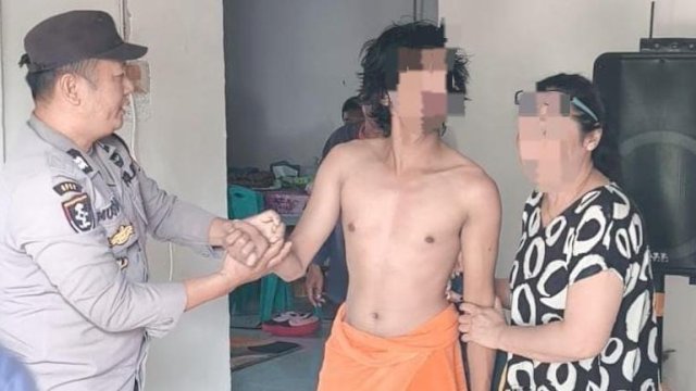 Resahkan Keluarga Tiap Mabuk, Pemuda di Antang Makassar Berakhir di Polsek Manggala