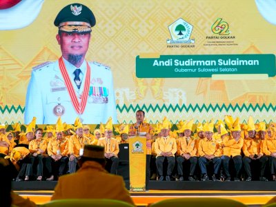 Gubernur Sulsel Hadiri Pelantikan Pengurus Golkar Periode 2025&ndash;2030