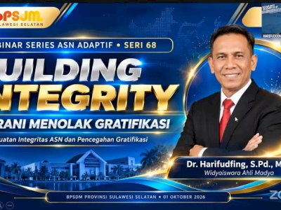 Berani Tolak Gratifikasi: 3.200 ASN Se-Indonesia Digembleng Integritas di BPSDM Sulsel
